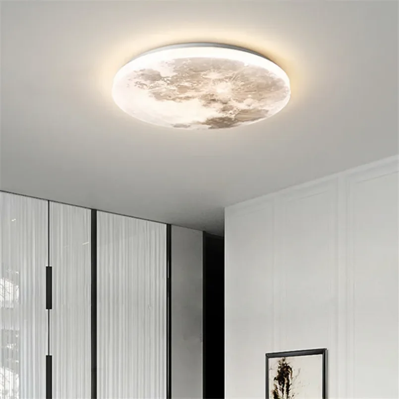 modern led lua teto montado luz circulo redondo decoracao controle remoto lampada regulavel quarto sala de estar cozinha 01