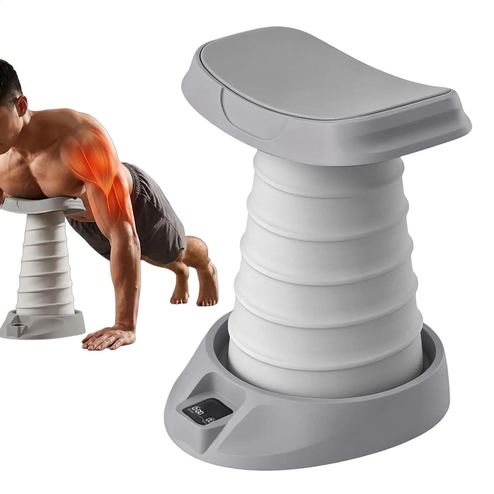 Push Up Assist Trainer Automatic Rebound Spring Push Up Bar Stand  Waist Core Support Abdomen Fitness Training Equipment  Assist