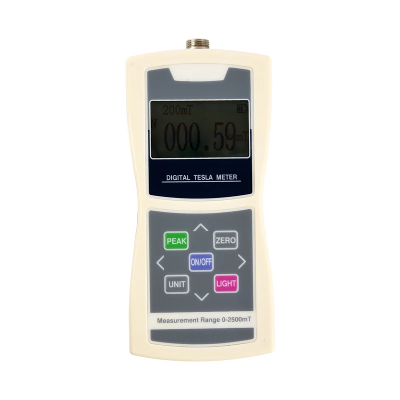 Portable  Teslameter Gauss Meter Tester with Range 200 mT to 2000 mT Radial Hall Probe Accuracy 1%