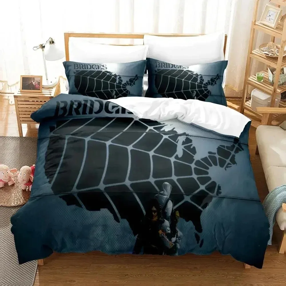 

3D Print Death Stranding Bedding Set For Bedroom Soft Modern Bedspreads Comefortable Kids Duvet Cover Quilt Cover And Pillowcase