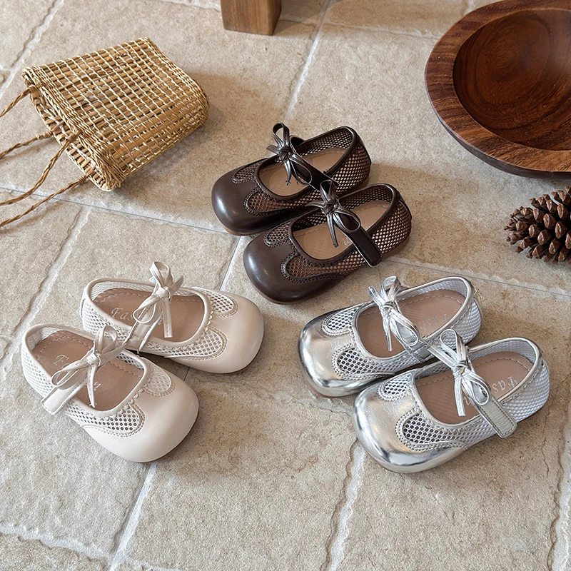 

Summer Children Shoes Baby Girls Casual Shoes Toddler Kids Comfortable Soft Sole Non Slip Cut-outs Princess Shoes