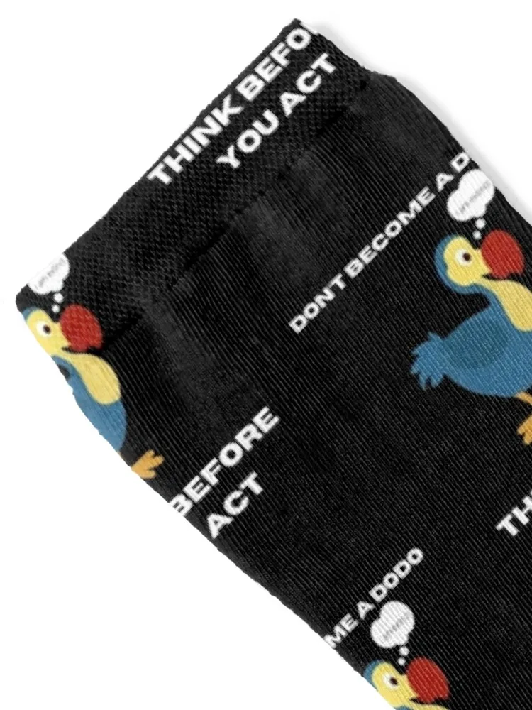 Don't become a DoDo Socks Run funny gifts christmass gift Ladies Socks Men's