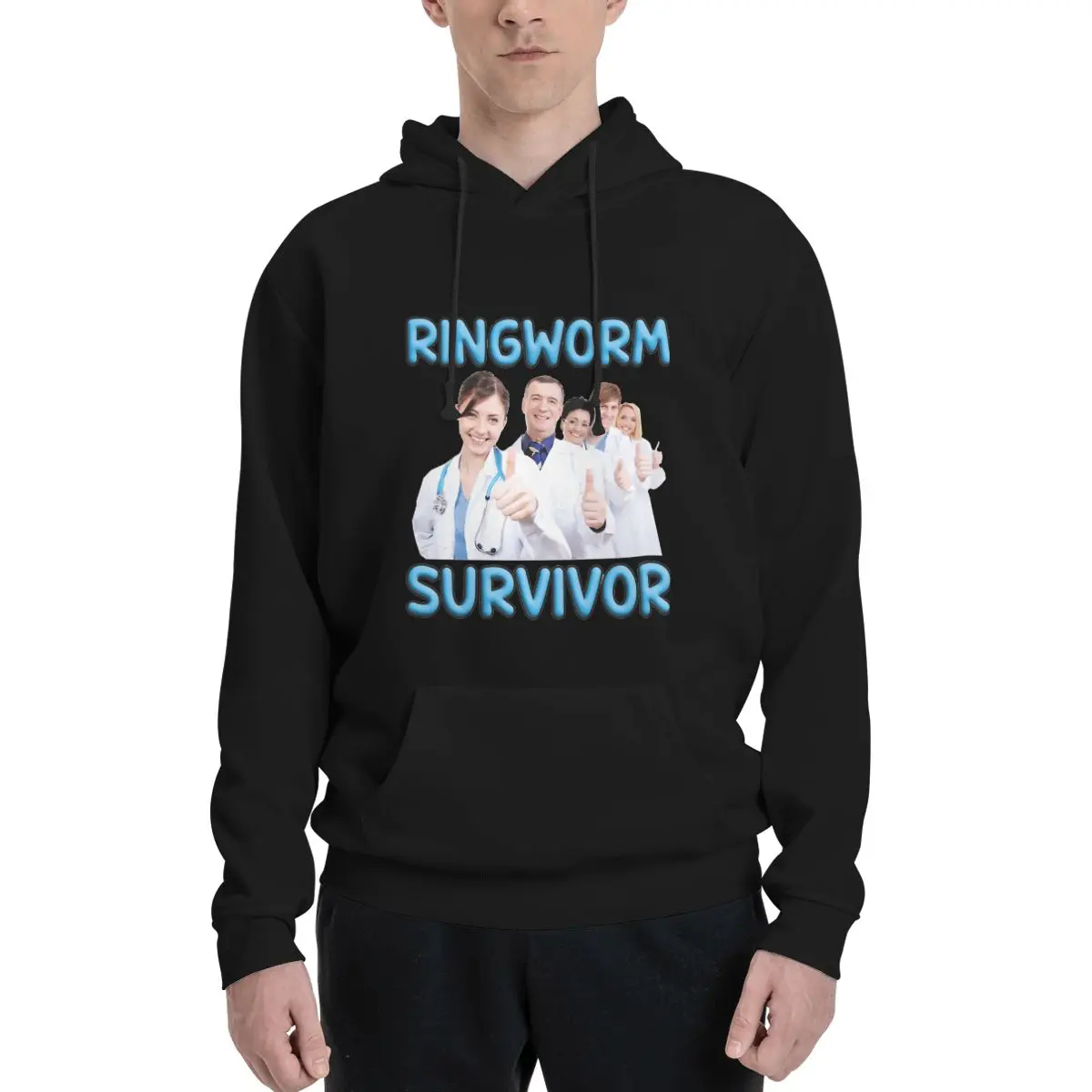 

Ringworm Survivor Polyester Hoodie Men's Sweatershirt Warm Dif Colors Sizes