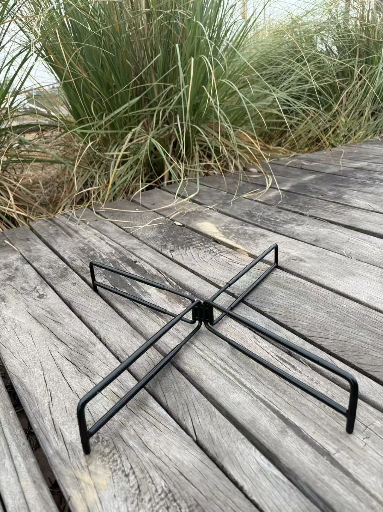 Caixa de Armazenamento Multifuncional para Camping, Suporte Dobrável para Cooler, Compartimento Portátil para Armazenamento, Suporte para Balde de Gelo para Camping e Churrasco