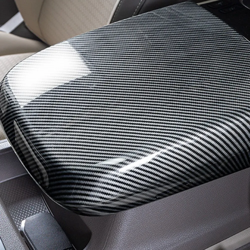 

NEW-For Kia Carnival KA4 2021 2022 Carbon Fiber Center Console Armrest Box Protector Panel Cover Trim Sticker Accessories