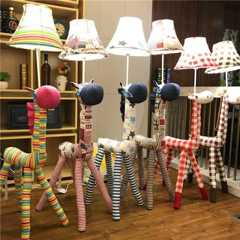 

Desk lamp cartoon floor cute creative bedroom bedside dimming remote control eye protection vertical
