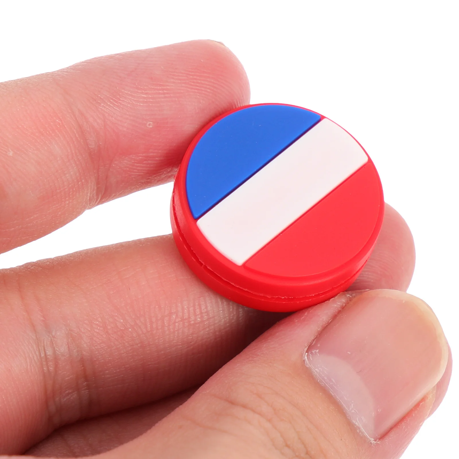 Amortisseurs de vibrations pour raquette de Tennis, 6 pièces, Design drapeau National, amortisseurs de Tennis en Silicone pour raquette Stable