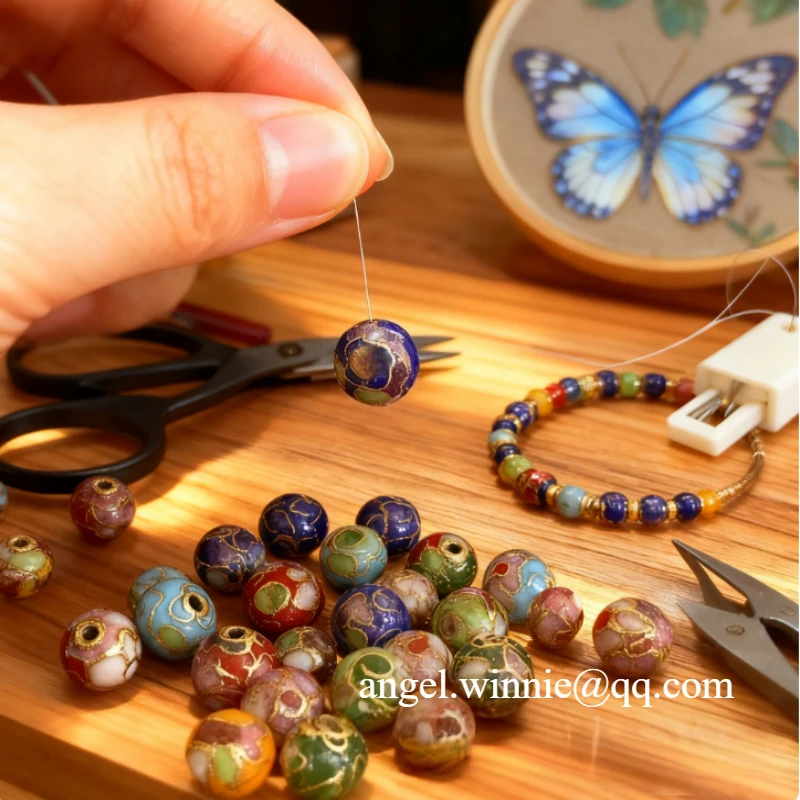 perline-cloisonne-vintage-fatte-a-mano-pure-ciondoli-rotondi-misti-perline-distanziatrici-sciolte-per-la-creazione-di-gioielli