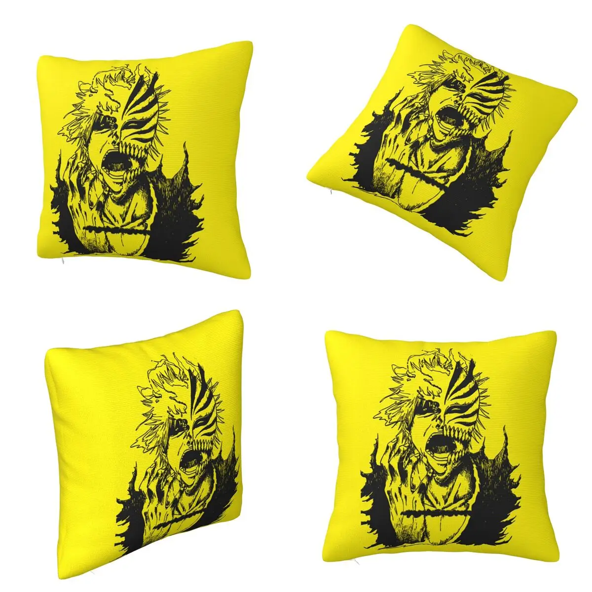 Anime Bleach Zero Chan Square Pillowcase Cushion Cover Pillow Case Throw Pillow Cover for Home Sofa Living Room