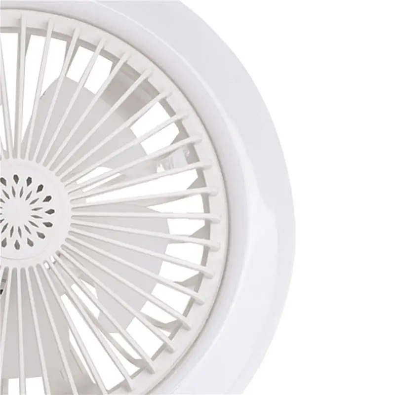 A23E-E27 Ceiling Fan With Lights,Enclosed Low Fan Light, Electric Fan Gimbal Lamp Holder