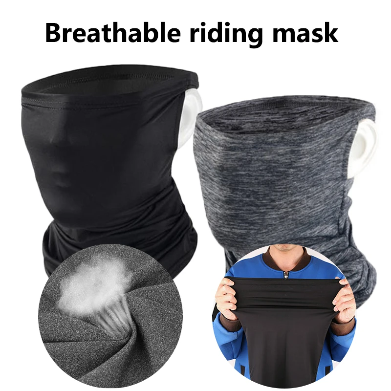 

1pc Breathable Riding Mask Summer Sunscreen Silk Half Face Mask Outdoor Sports Fishing Scarf Dust Mask Cycling Headwear