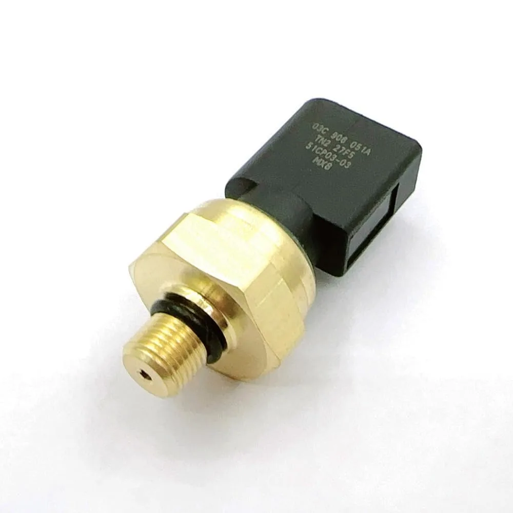 

XOJOX New Fuel Injection Pressure Sensor 03C906051A 51CP03-03 51CP03-04 51CP03-05 for A A8 Quattro Q7 VW Touareg