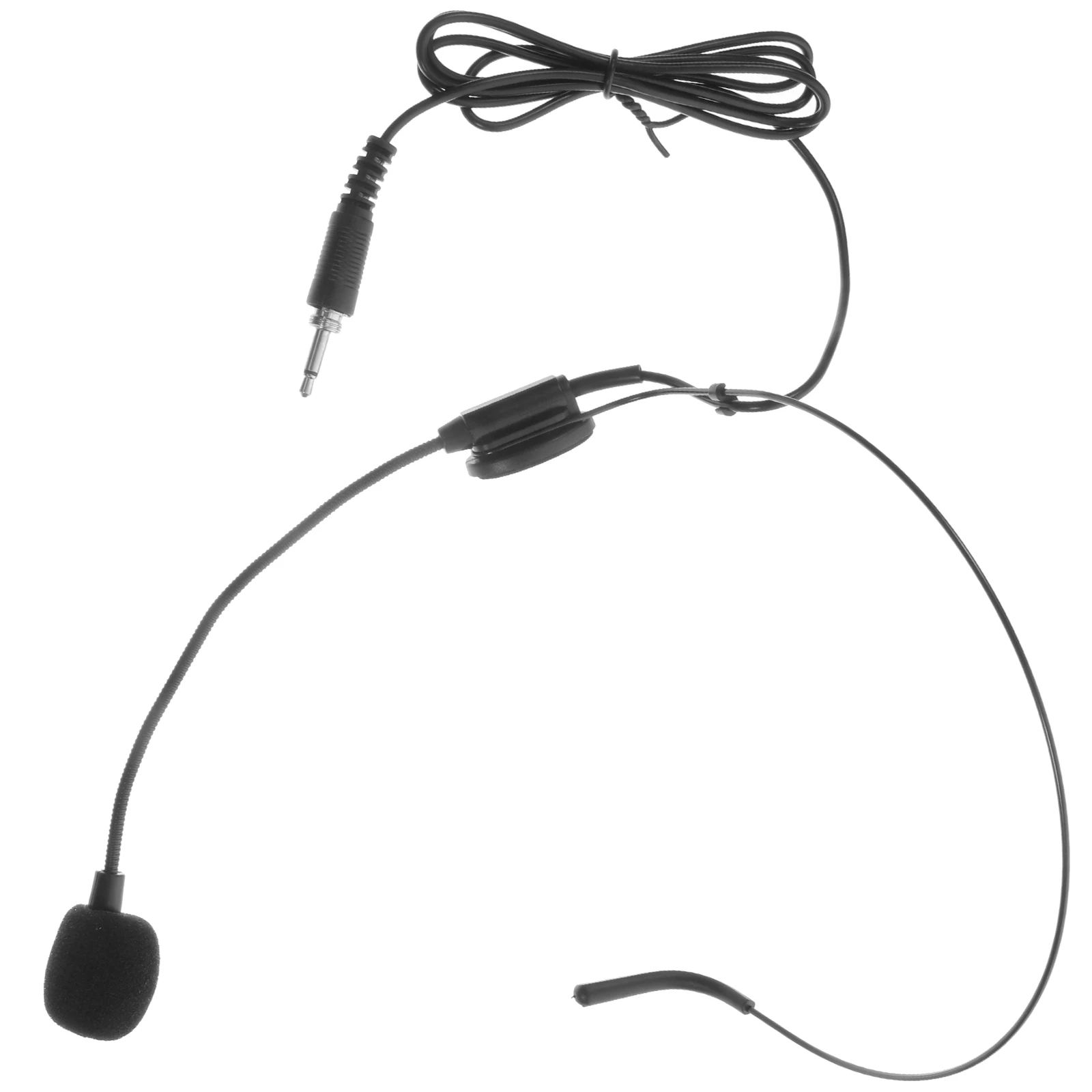 

Headset Microphone 3.5mm Wired Ear Mic for Teachers Lectures Stage Performance Recording Computer Miniature
