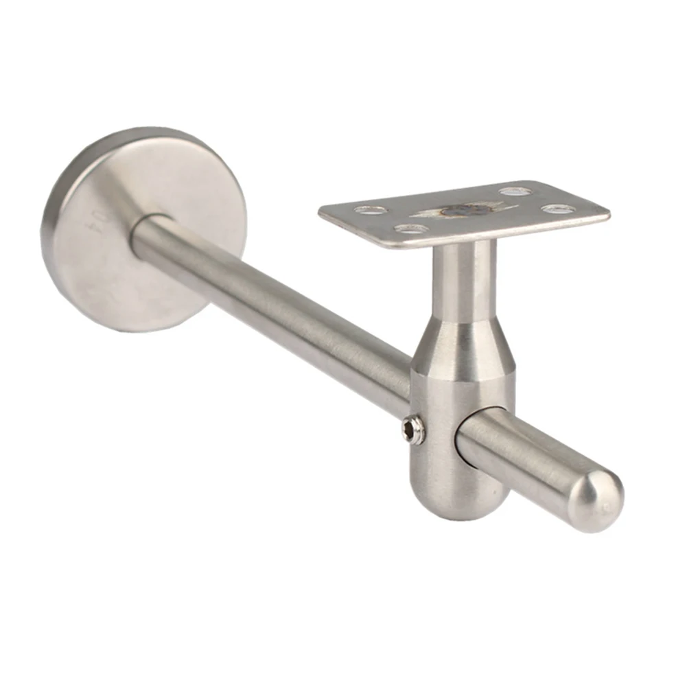 Thickened Stainless Steel Adjustable Handrail Bracket for Indoor and Outdoor Safety with Flexible Installation Options