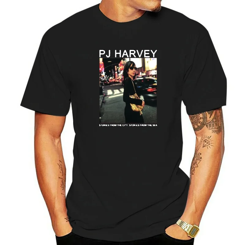 Title: PJ HARVEY BLACK T-SHIRT STORIES FROM THE CITY