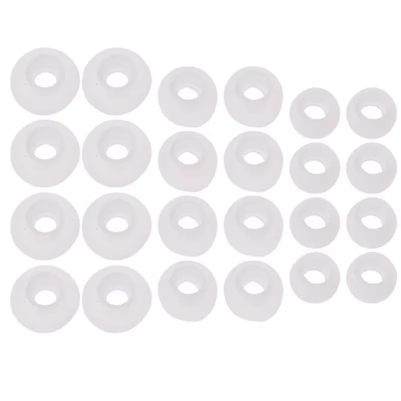 12 Paar (S/M/L) weiche Silikon-Ohrstöpsel für Kopfhörer mit einem Innendurchmesser von 4,5 mm, Ohrpolster, Abdeckungen, Kopfhörer-Ersatzteile – Detail 6