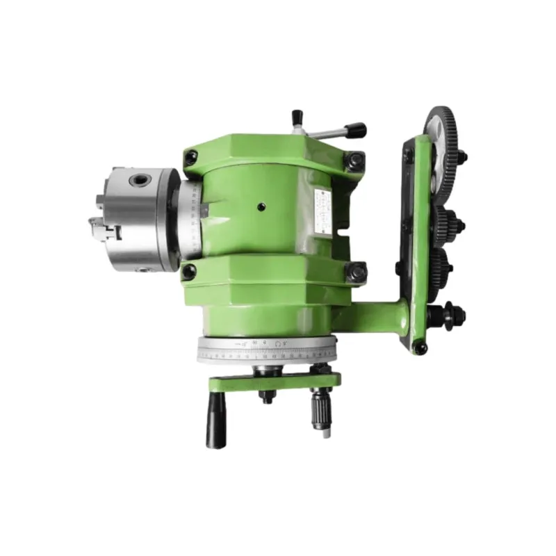 Universal indexing head Milling machine Precision machining Manual turntable Rotating table Indexing head