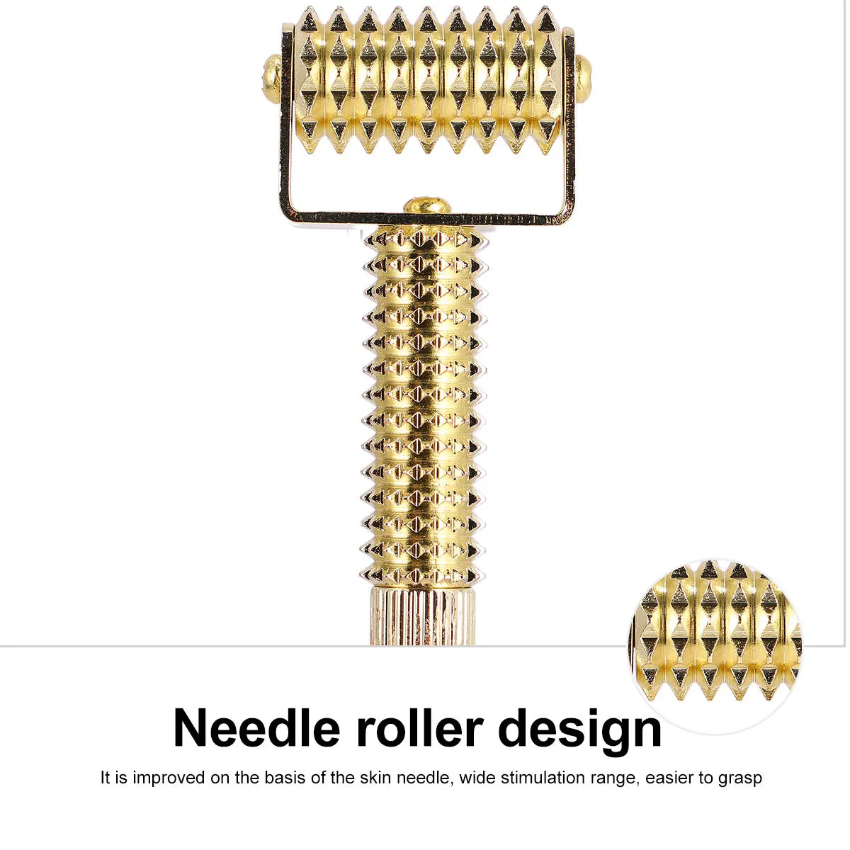 

Flexible Copper Spring Needle Roller Ear Massage Acupoint Detecting Pen Stick for Clinic Household