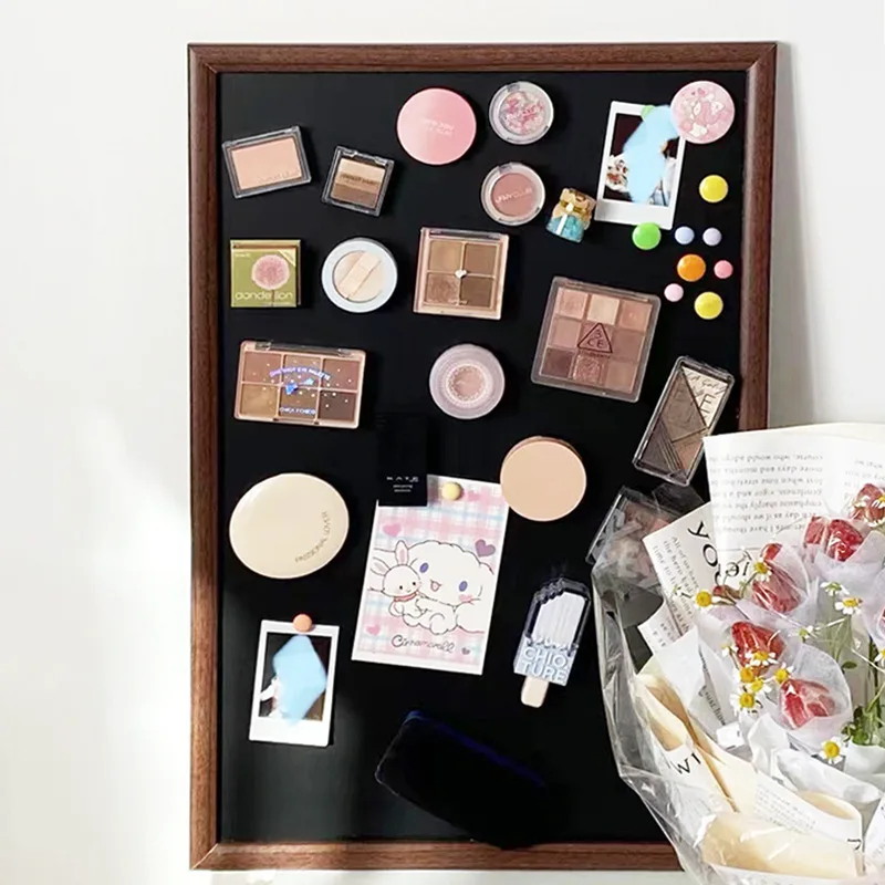磁気黒板化粧品収納黒板壁磁気冷蔵庫ステッカー収納ラック化粧品壁