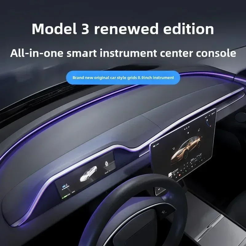 Original car style for Tesla Model new3 smart instrument 8.9 