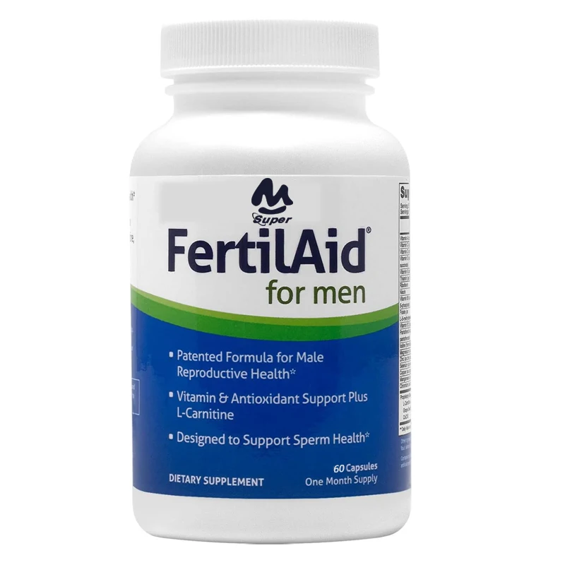 Men's Prenatal Male Fertility Supplements || Fertility Support Includes 60 Capsules Of L-carnitine, Zinc, And Folate
