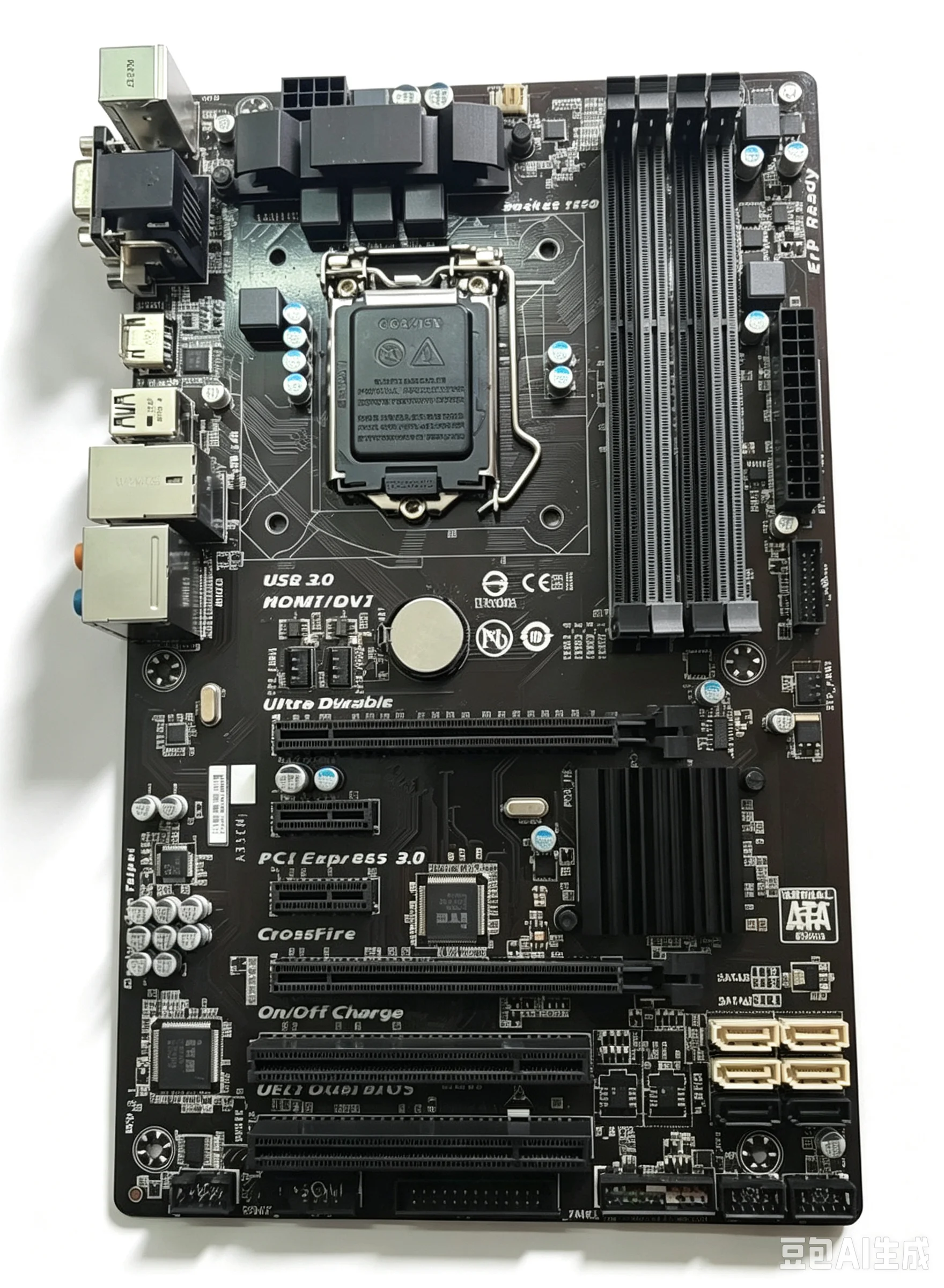 Used for Gigabyte B85-HD3 LGA1150 DDR3 four memory, integrated HDMI/DVI/VGA main board with baffle
