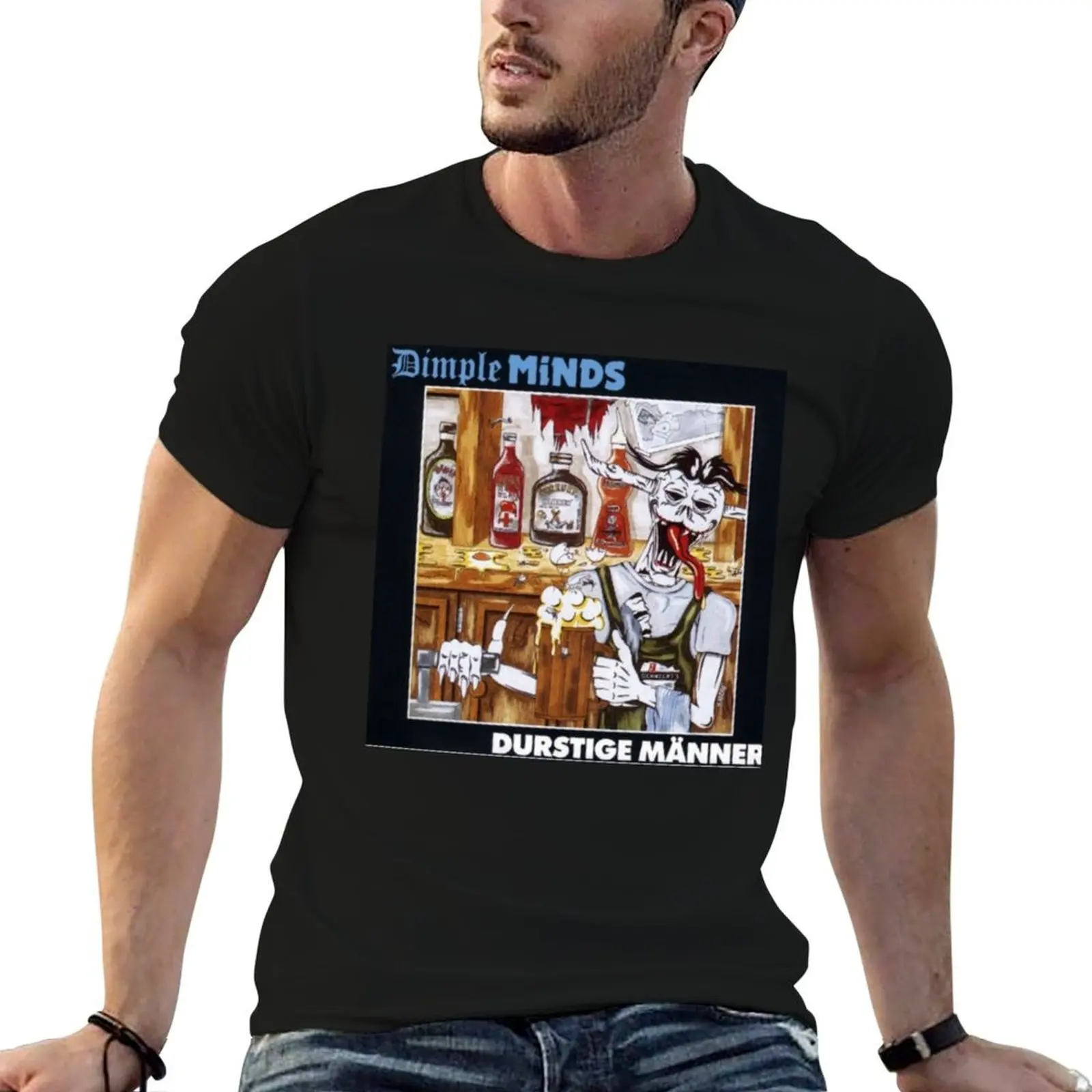 dimple minds T-Shirt Clothing boys whites plain t shirts men