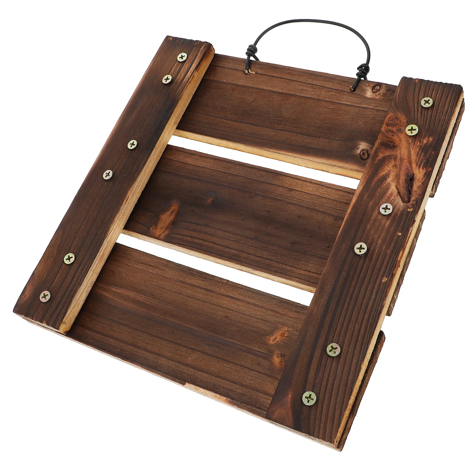 Rustic Wood Wall Planter Fern Mounting Board for Vertical Greenery Hanging Planters Indoor Outdoor Spacesaving Farmhouse Decor