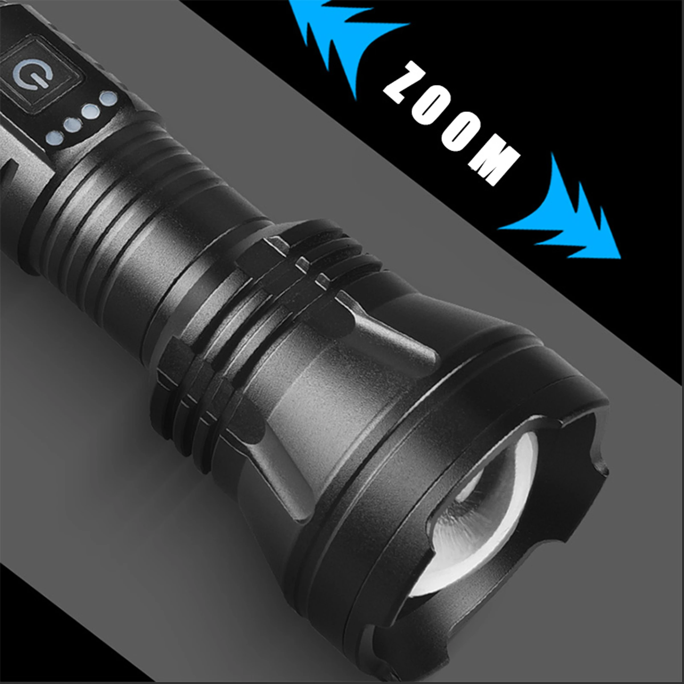 LiitoKala LF-903 26550 مصباح يدوي محمول عالي الكثافة للتخييم والتنزه في حالات الطوارئ كشاف خارجي