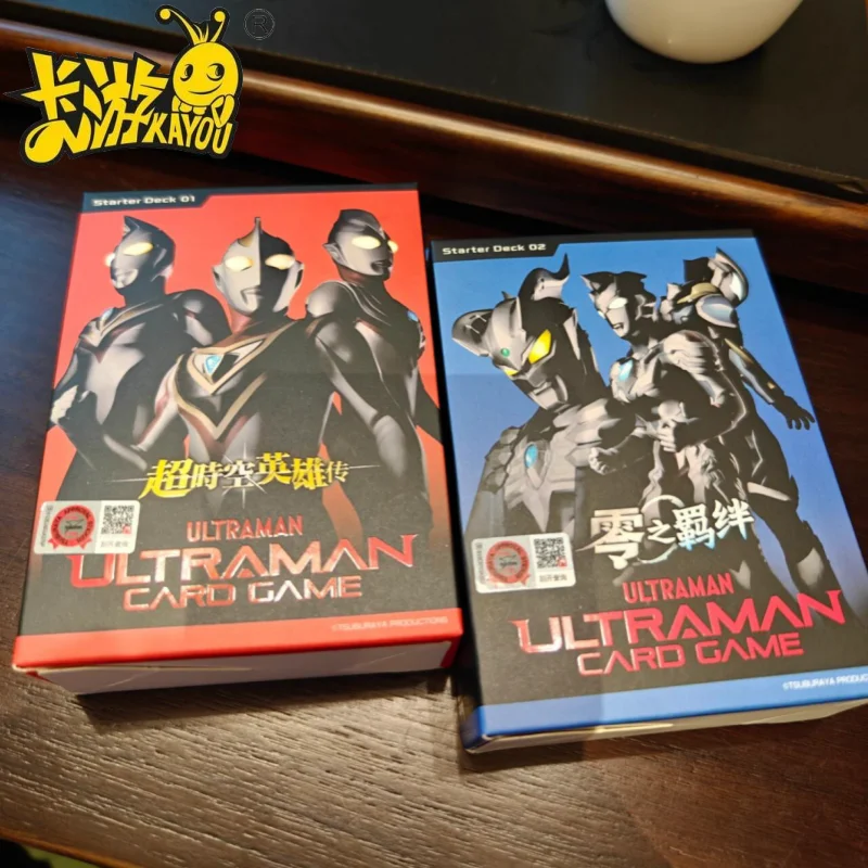 Layou Ultraman kartu koleksi Game Ucg disederhanakan Cina asli Pre Pack paket suplemen kartu Tcg Pertempuran kotak penuh hadiah mainan