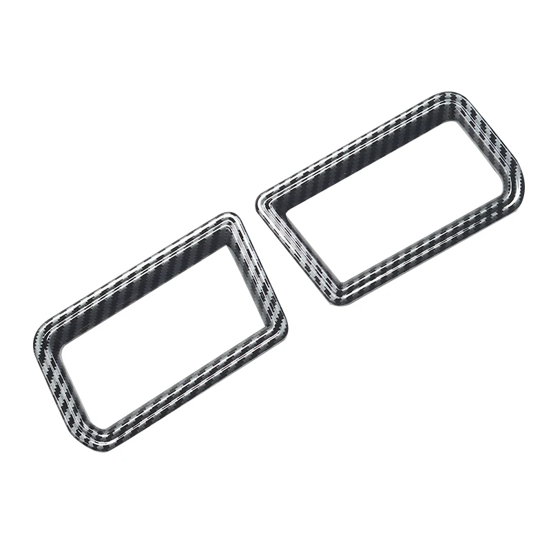 Suitable for 22-24 Toyota Tundra Sequoia rear air conditioning outlet decoration frame carbon fiber pattern internal modificatio