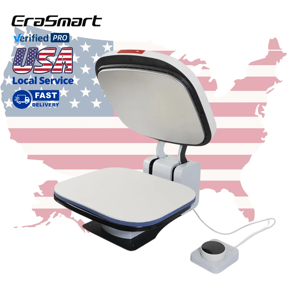 Erasmart New Arrivals Electric T Shirt Printer Heat Press Machine Mini Portable Automatic Heat Press Machine