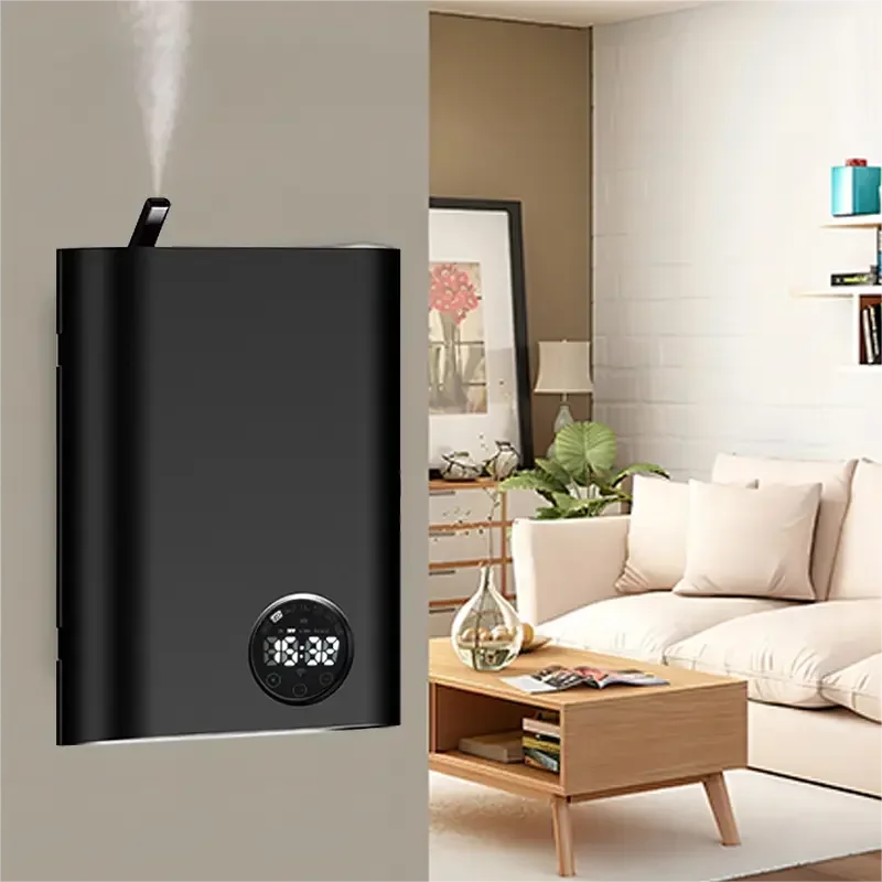 Portable Indoor Smart Touch Screen Floor Aromatherapy Air Scent Diffuser Wall Mounted Eucalyptus Vetive Essential Oil Machine