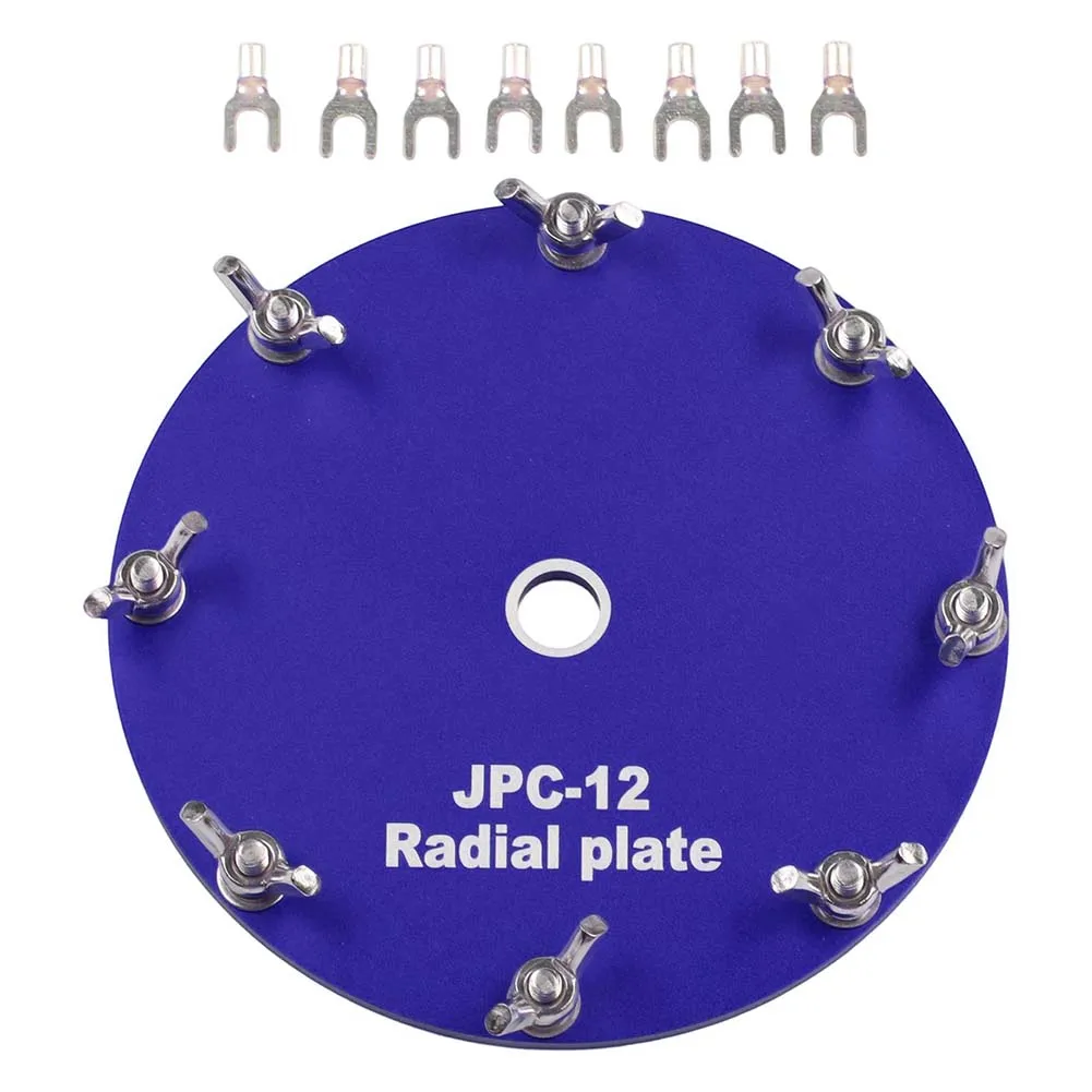 

Aluminum grounding grid plate compatible with For PAC12 JPC12 portable shortwave antenna 11cm diameter 24mm hole