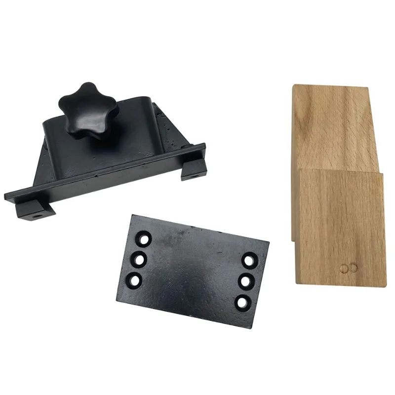 Clip-on wooden table plug gold table mold-holding table plug wood, fixed clip can be moved without punching holes
