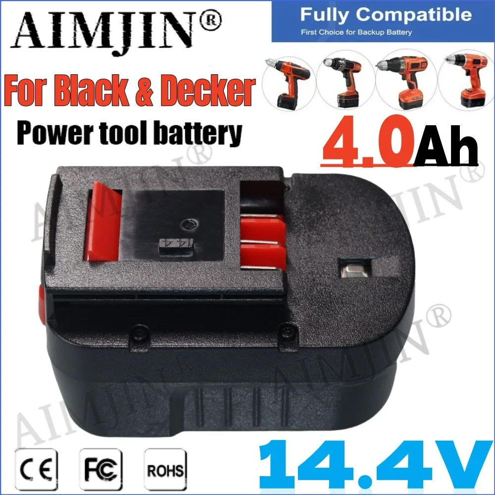 

For Black&Decker 14.4V 4000mAh Power Tool FSB14 FS140BX 499936-34 Battery Replacement