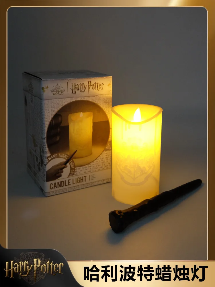 Nowy Harries Potter oryginalna świeca lampka nocna lampa stołowa ozdoba magiczna różdżka pilot lampa do sypialni kreatywna zabawka prezent