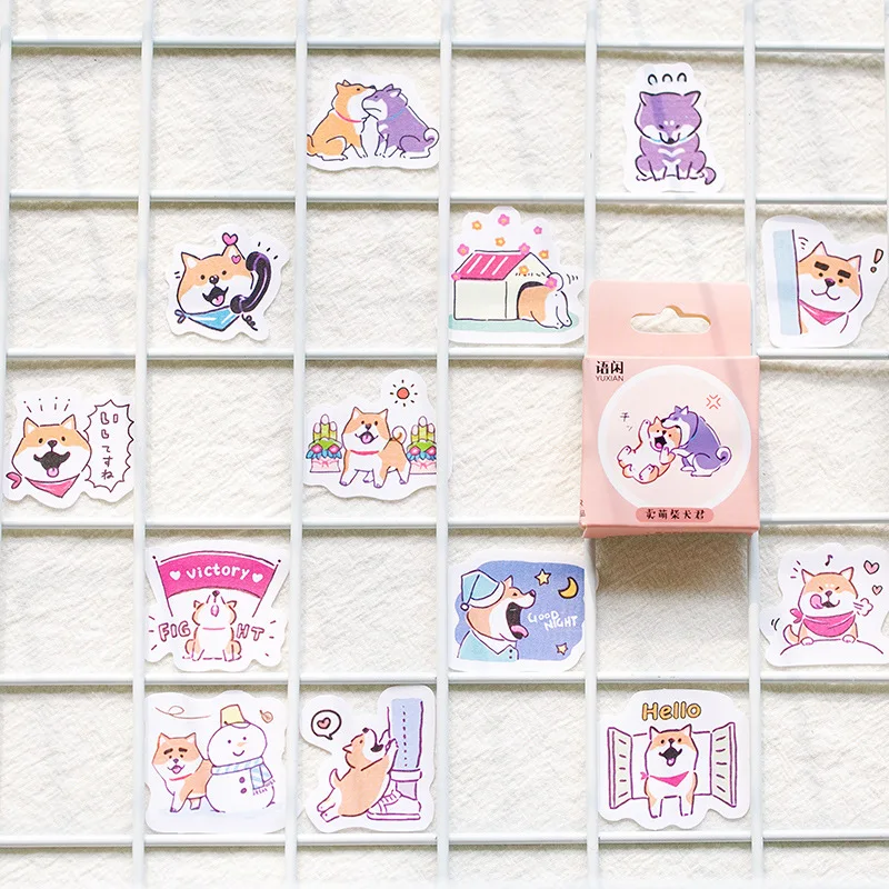 50 Pcs/Set Forest Plant Pink World Series Sticker Decorative Mobile Stickers Scrapbooking DIY Craft Stickers