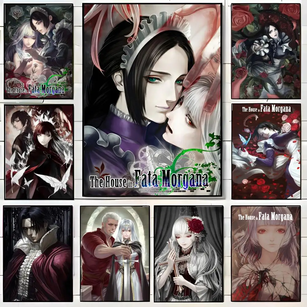 Game The H-house In Fata Morgana Poster Canvas Mural For Interior Walls Crease-Free Beautiful For Living Room Bedroom