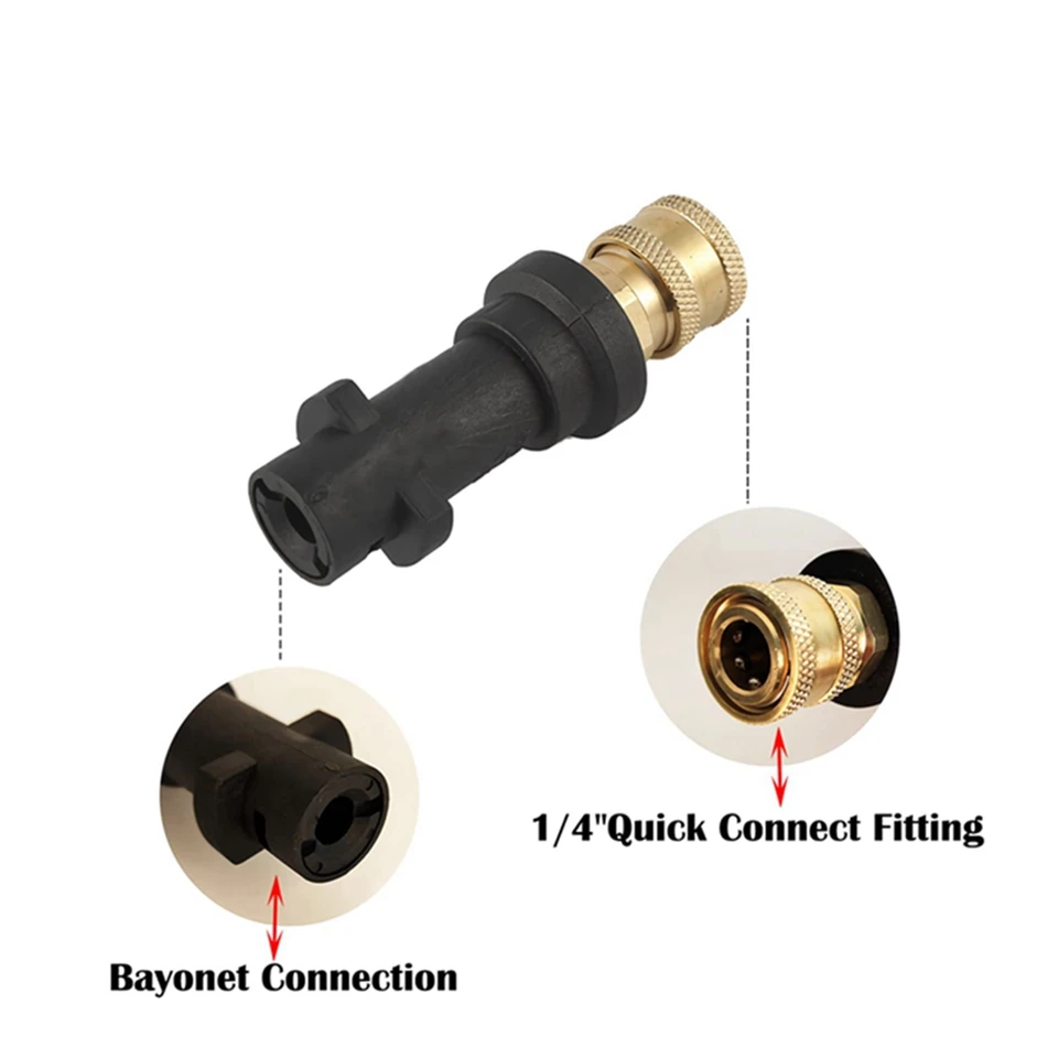 2 Stks Hogedrukreiniger Waterreiniging Slang Extension Connector Joiner Adapter, voor Karcher K2 K3 K4 K5 K6 K7