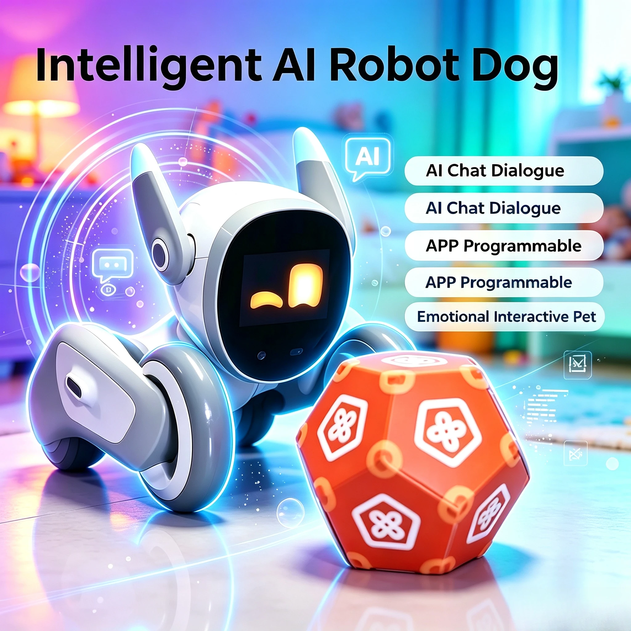 Kids Education App Free - Cane Robot Intelligente AI, Animale Domestico