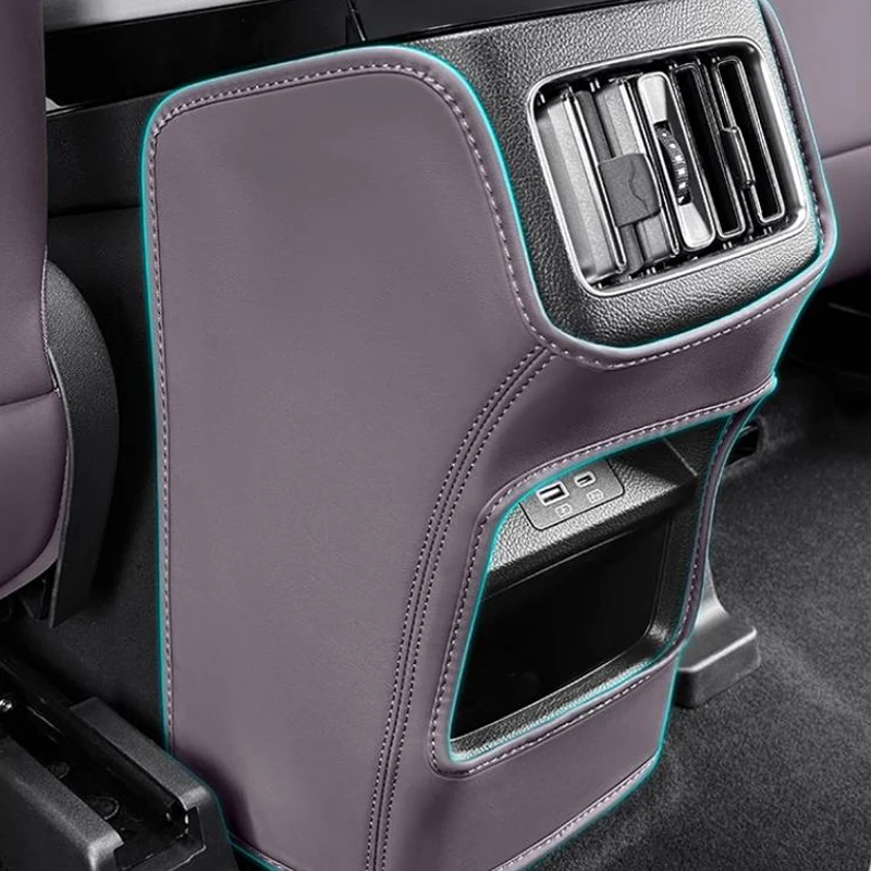For BYD Sealion 6 Seal U Song Plus DM-i 2023-2024 Car Accessories Rear Armrest Box Anti Kick Pad Air Outlet Protective Pad