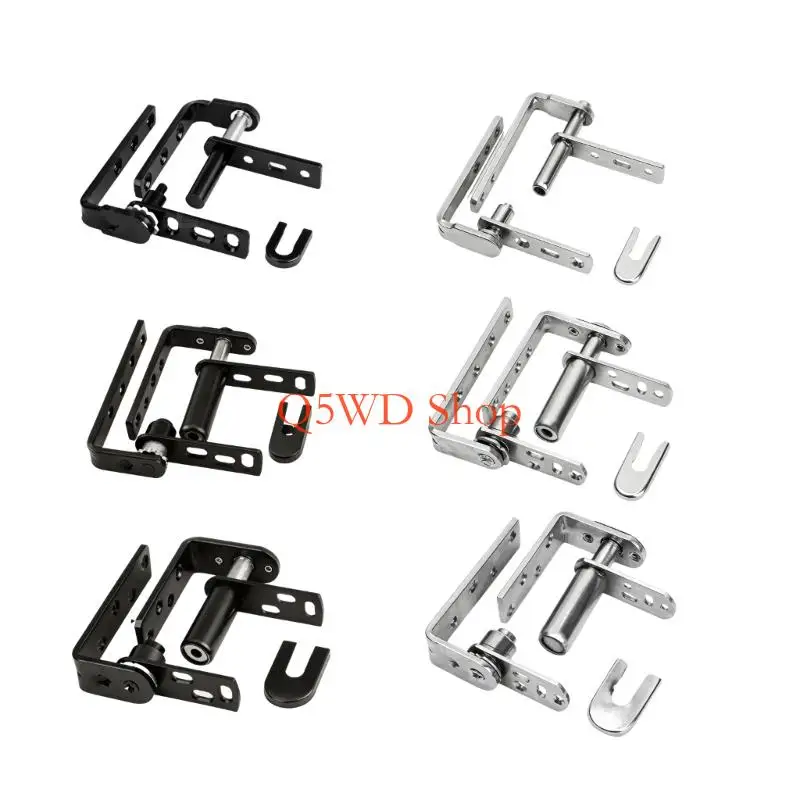 Q5WD Concealed Door Pivots Hinges 360 Degree Rotating Shaft Automatic Closing Hinge for Swinging Door Quiet Operation