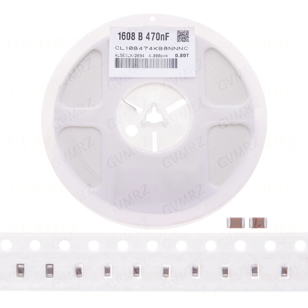 1reel 4000pcs 100NF 1UF 2.2UF 4.7UF 10UF 1PF 0603 SMD Thick 0.5pF-47uF 10NF Film Chip Multilayer Ceramic Capacitor