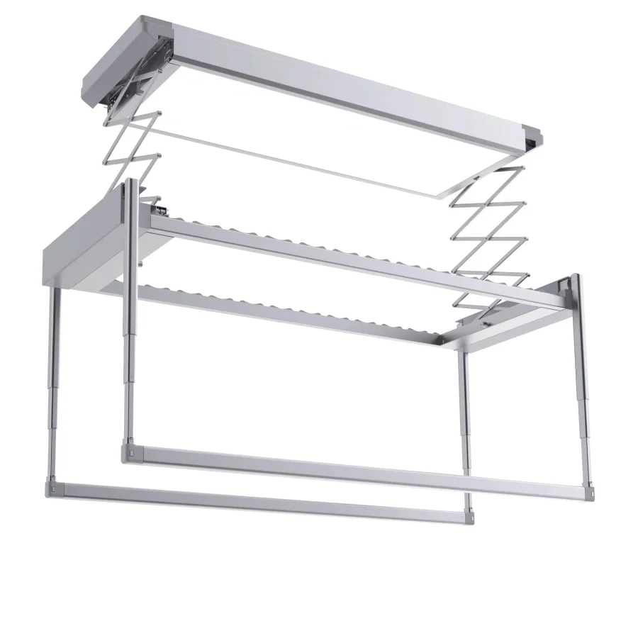Giant Drying Smart Automatic Electric Clothes Hanger Multiple Remote Control Aluminum Laundry Drying Rack Balcony Clothesline