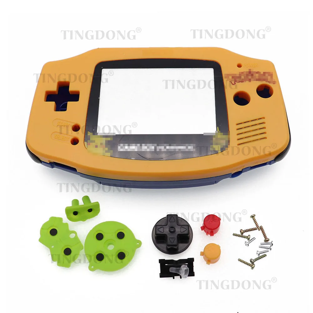 DIY Full colour Plastic Housing Shell Skin for Nintendo Gameboy Advance GBA Case Cover