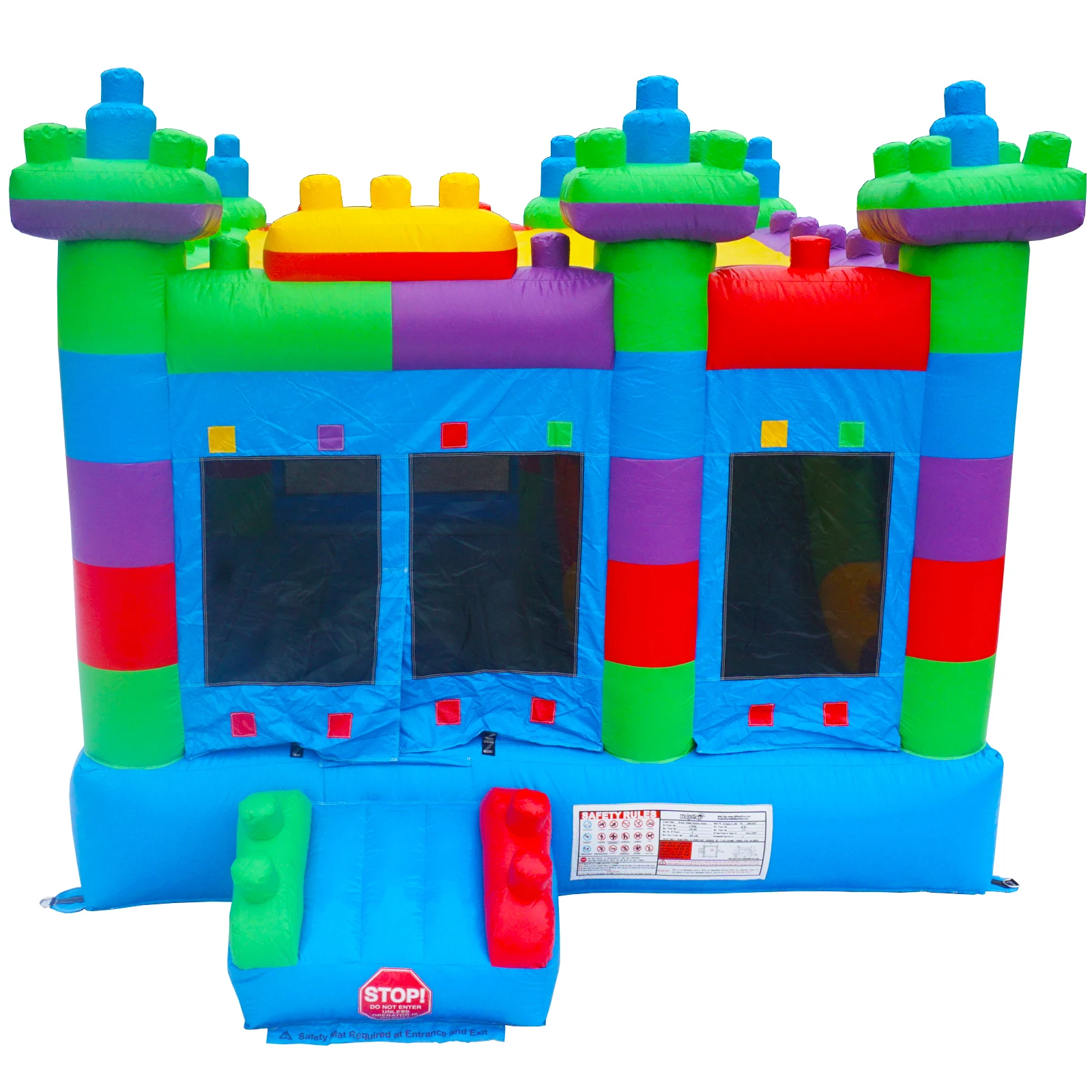 Casa gonfiabile commerciale di rimbalzo in PVC per bambini grandi, grande casa da salto con scivolo incorporato, festa di compleanno nel cortile all'aperto