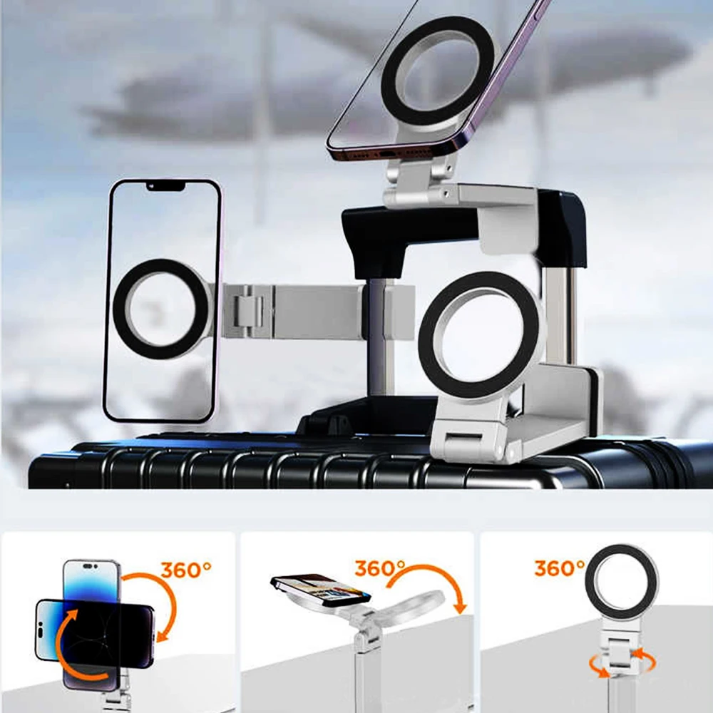 

Многофункциональный универсальный магнитный держатель для телефона, предметы первой необходимости для путешествий, гибкое вращение, крепление для телефона в самолете без помощи рук, сиденье