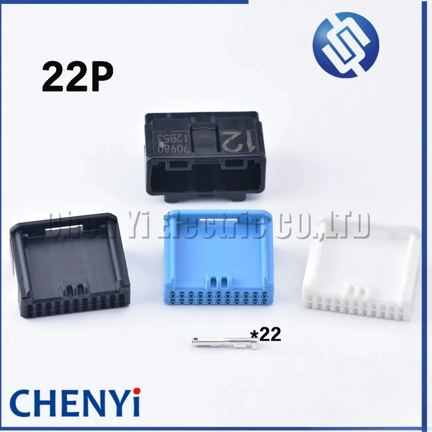 22 Pin Auto wiring harness plug ECU plug Bumper radar headlight bus joint plug connector socket 90980-12B53 7289-3342-30