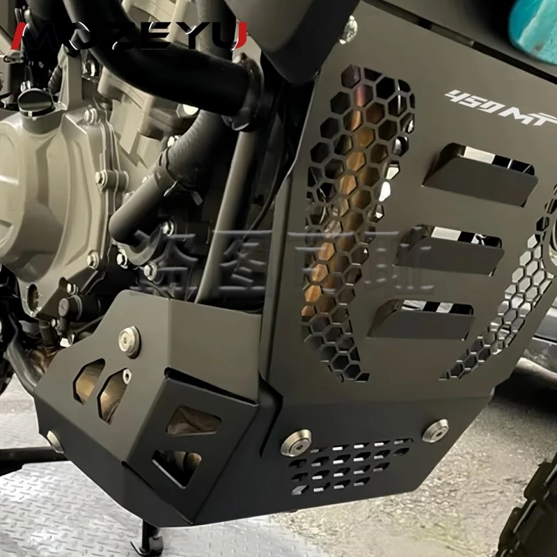 For CFMOTO 450 MT 450 MT450 CF450MT 2024-2027 450MT Engine Cover Protector Motorcycle Radiator Guard Skid Plate Bash Belly Pan